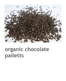 organic chocolate pailetts