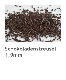 Schokoladenstreusel 1,9mm