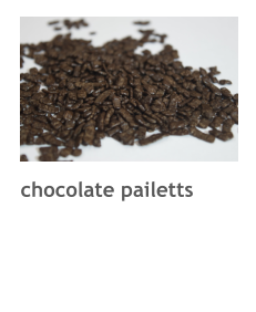 chocolate pailetts