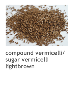 compound vermicelli/ sugar vermicelli lightbrown