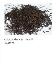 chocolate vermicelli 1,3mm