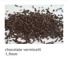 chocolate vermicelli 1,9mm