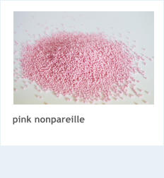 pink nonpareille