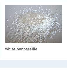 white nonpareille