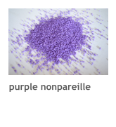purple nonpareille