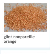 glint nonpareille orange
