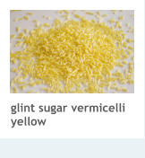 glint sugar vermicelli yellow
