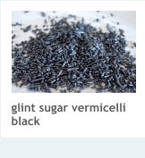 glint sugar vermicelli black