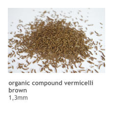 organic compound vermicelli brown 1,3mm